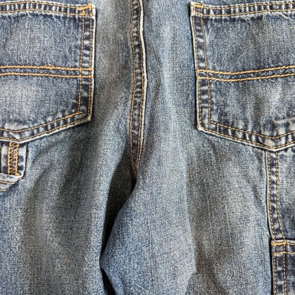 Oshkosh B'Gosh Jean Denim Overalls Canvas Straps Kids Toddler Size 3T - Picture 7 of 10